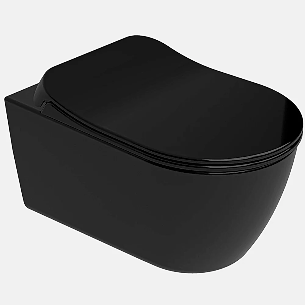 Kale Dove 2.0 Kanalsız Asma Klozet + Ultra Slim Yavaş Kapanan Klozet Kapağı (Siyah) Hemen Al