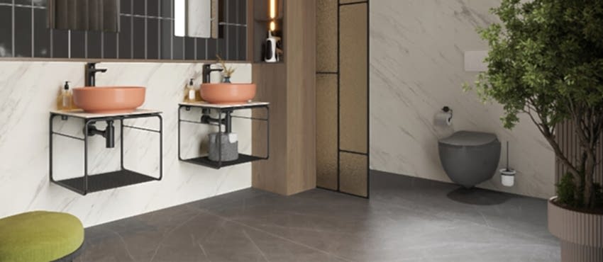 Kale Volo Metal Lavabolu Set Pratik Çözüm