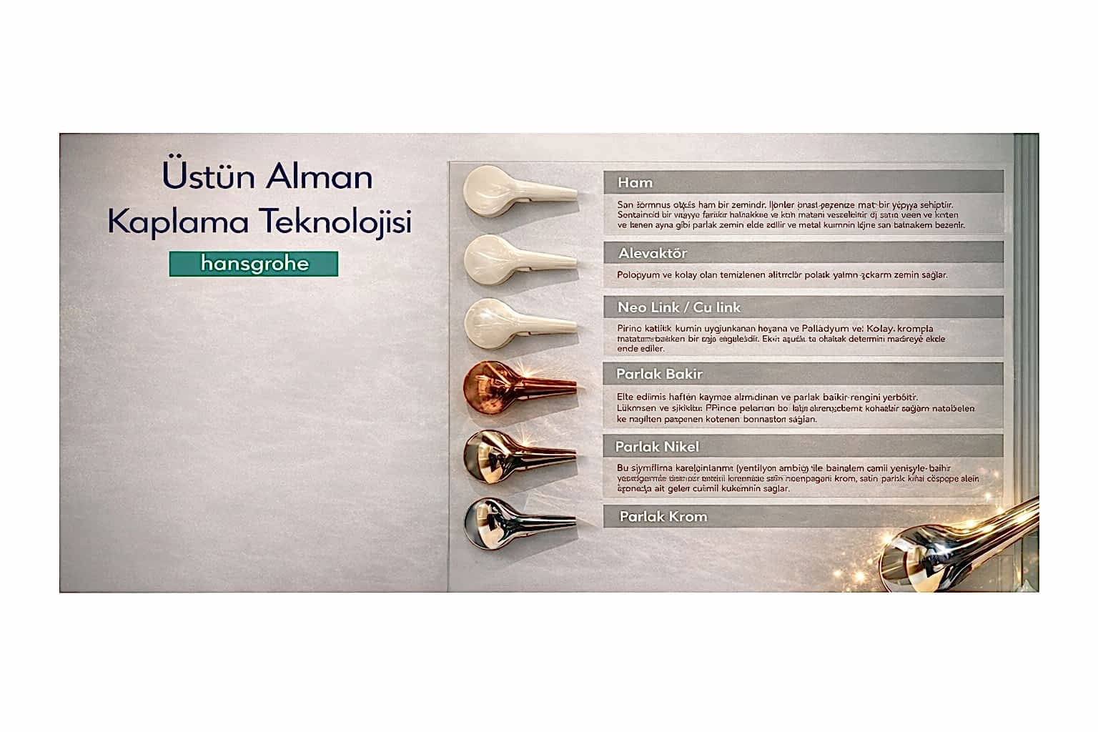 Neden Hansgrohe? 6 Aşamalı Alman Kaplama Teknolojisi ile Tanışın