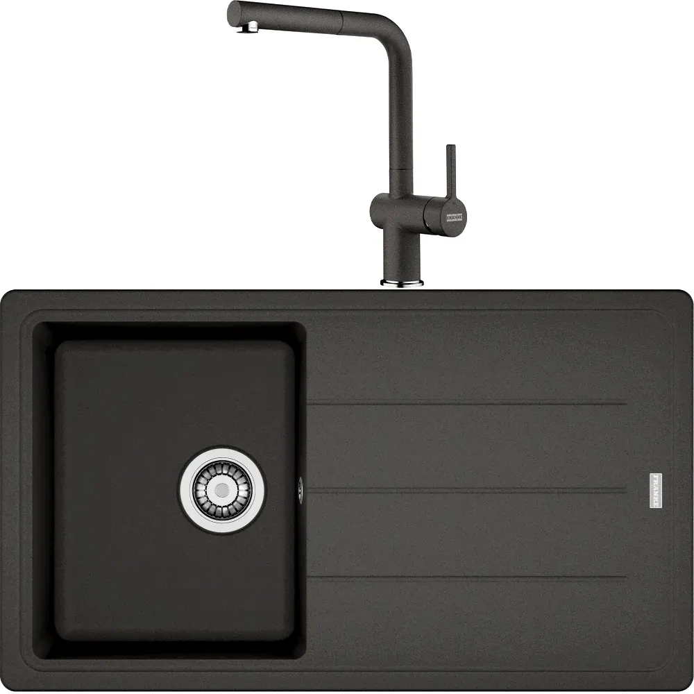 Franke Basis Bfg 611-86 Granit Eviye + Active Plus Doccia 2.0 Armatür (Stone Grey) Hemen Al