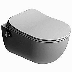 Kale Zero 2.0 Kanalsız Asma Klozet Termal Musluk Entegreli + Ultra Slim Yavaş Kapanan Klozet Kapağı (Beyaz)