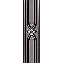 Çanakkale Seramik Der-8436 R J'Adore Siyah Bordür Gold 8x30