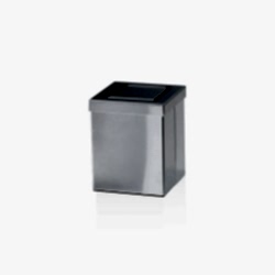 Decor Walther Paslanmaz Çelik Sallanır Kapaklı Kare Çöp Kovası