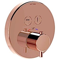 Artema AquaControl Round Soft Bakır Ankastre Termostatik Banyo Bataryası - A4271829