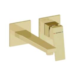 Artema Minimax Square Ankastre Lavabo Bataryası Uzun Soft Altın (A4359374)