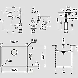 Franke Maris MRG 110-52 Granit Evye + Active Plus Doccia 2.0 Armatür + Sıvı Sabunluk (Slate Grey) Hemen Al