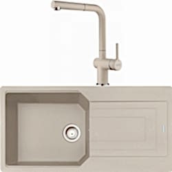 Franke Urban Ubg 611-100 Granit Eviye + Active Plus Doccia 2.0 Armatür (Sahara)