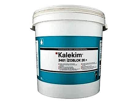 İzoblok 2K+ Çift Bileşenli Bitüm Su Yalıtım Malzemesi (22 Kg + 8 Kg) (3401)