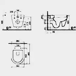 Kale Dove 2.0 Kanalsız Asma Klozet + Ultra Slim Yavaş Kapanan Klozet Kapağı (Siyah) Hemen Al