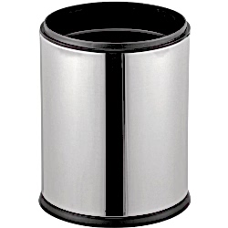 Kale Public 3 Lt Kapaksız Paslanmaz Çöp Kutusu