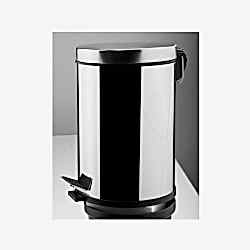 Kale Public 3 Lt Kapaklı Paslanmaz Çöp Kutusu