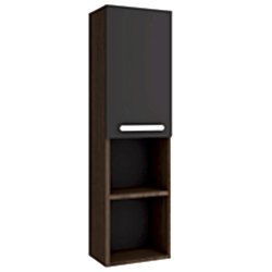 Kale Trevi 40 Cm Antrasit-Ceviz Boy Dolabı (Sol)