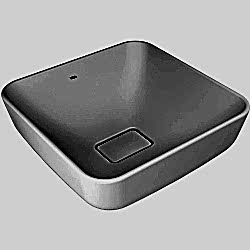 Kale Zero 2.0 40x40 Cm Mat Beyaz Kare Çanak Lavabo