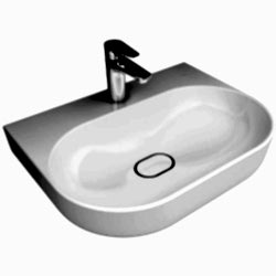 Kale Zero 2.0 60x45 Cm Oval Tezgah Üzeri Lavabo