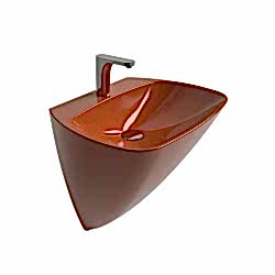 Newarc Mono 49,5X46X62 Parlak Turuncu Monoblok Lavabo