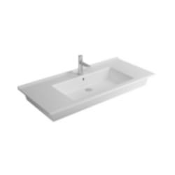 Newarc Silver 80X45X2,5 cm Slim Lavabo