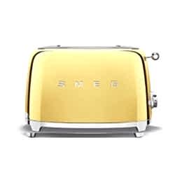 Smeg Altın Parlak 2 Dilimli Ekmek Kızartma TSF01GOEU