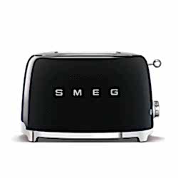 Smeg Siyah 4 Dilimli Ekmek Kızartma TSF03BLEU