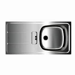 Teka Gravity 45 Sol Damlalıklı Mikroketen Eviye