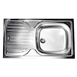 Teka Infant 45 Paslanmaz Çelik Sol Damlalıklı Eviye