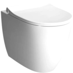 Vitra Sento Rim-ex Kanalsız Duvara Tam Dayalı Yerden Klozet - 7985B003-0090