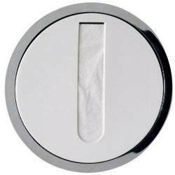 Vola 28,6 Cm Ankastre Beyaz-Paslanmaz Çelik Kağıt Dispanseri - A.2TY.RS2/W/40